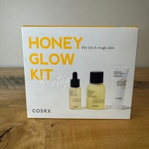 COSRX Honey Glow Kit 3-Step Full Fit Propolis Toner Ampoule Cream Set NIB